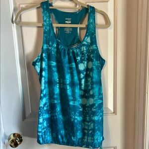 Danskin Blue Sleeveless Tank Top